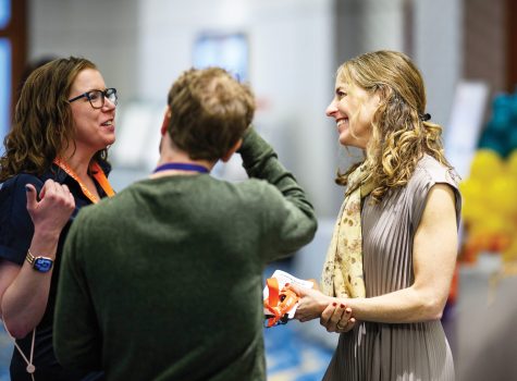 AU President and CEO Rachel Laser with attendees at SRF 2025 AU President and CEO Rachel Laser with attendees at SRF 2025