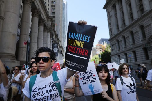 Rally to protest family separation policies