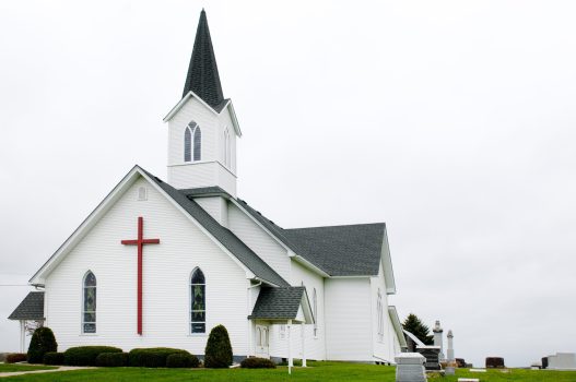 A country church in rural Wisconsin. A country church in rural Wisconsin.