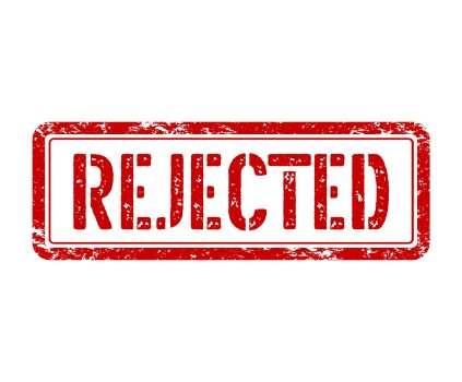 Rejected red stamp, sign. Vector Rejected red stamp, sign. Vector illustration. EPS10