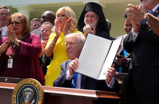 Trump announces Religious Liberty Commission Trump announces Religious Liberty Commission during National Day of Prayer ceremony May 1, 2025