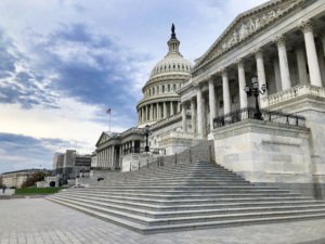 Getty Images Picture of the US Capitol building on a partly cloudy day