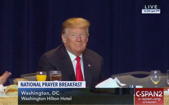 President Trump Uses National Prayer Breakfast To Condone Foster Care Agencies Using Religion To Discriminate President Trump Uses National Prayer Breakfast To Condone Foster Care Agencies Using Religion To Discriminate